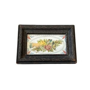 Antique Victorian Hand & Butterfly Mini
Framed Lithograph